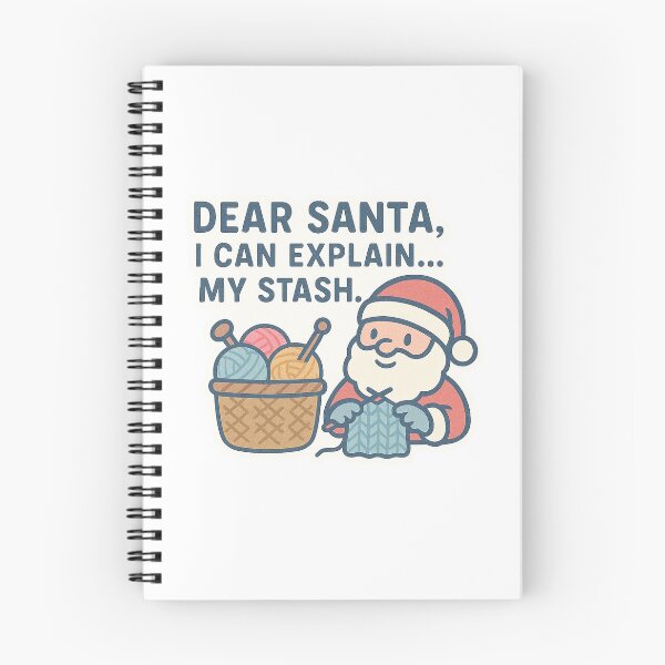 Item preview, Dear Santa, I can explain…my stash  designed and sold by SeeGraceStitch.