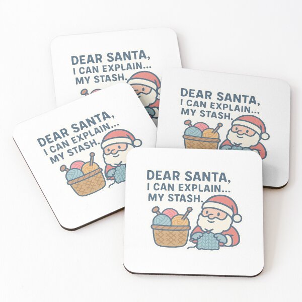 Item preview, Dear Santa, I can explain…my stash  designed and sold by SeeGraceStitch.