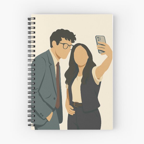 Item preview, Clark & Lois Selfie – Minimalist Vintage Art designed and sold by Lavoretty.