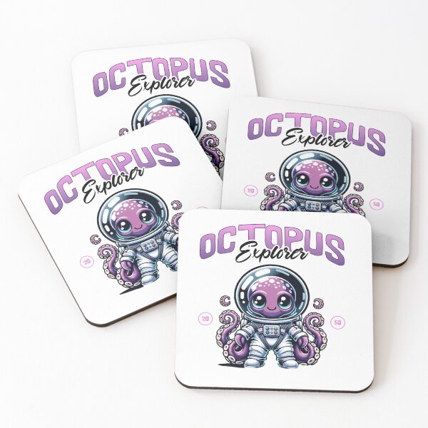 Item preview, Octopus Explorer: Cute Space Cadet designed and sold by Mosaiic1.