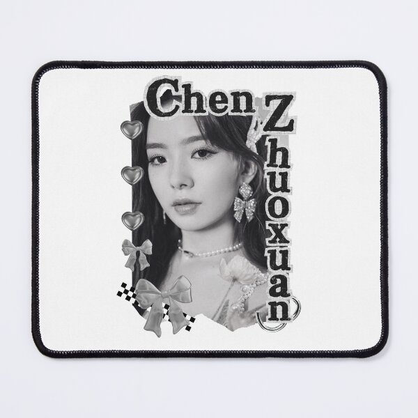 Item preview, Chen Zhuoxuan – Yukee Chen (陈卓璇) Copy of Chen Yao (陈瑶) Chinese Actress Cdrama China Entertainment Black and White Collage Digital Art Portrait designed and sold by AJUNICE STUDIO.