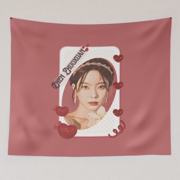 Item preview, Chen Zhuoxuan – Yukee Chen (陈卓璇) Chinese Actress Cdrama China Entertainment  Chinese Actor Cdrama Chinese Entertainment Card Red Aesthetic Collage Design designed and sold by AJUNICE STUDIO.
