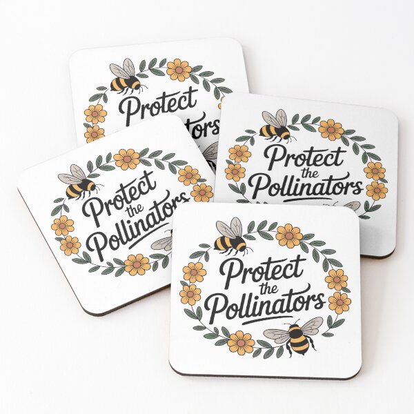 Item preview, Vintage Protect The Pollinators Rustic Bee Flower designed and sold by chattsuede.