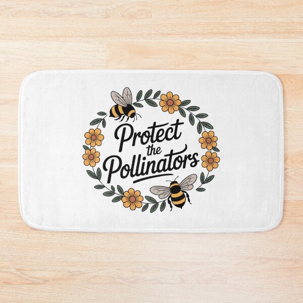 Item preview, Vintage Protect The Pollinators Rustic Bee Flower designed and sold by chattsuede.