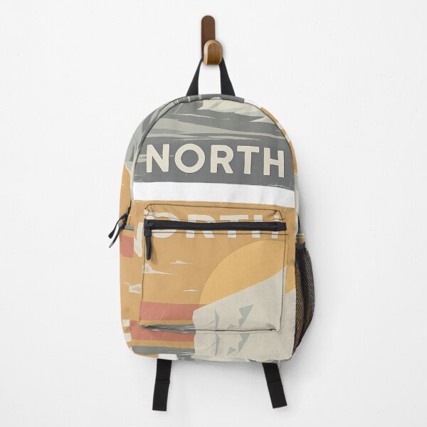 Item preview, Vintage North Pole Christmas Poster – Retro Winter Holiday Design designed and sold by FratddArtworks.