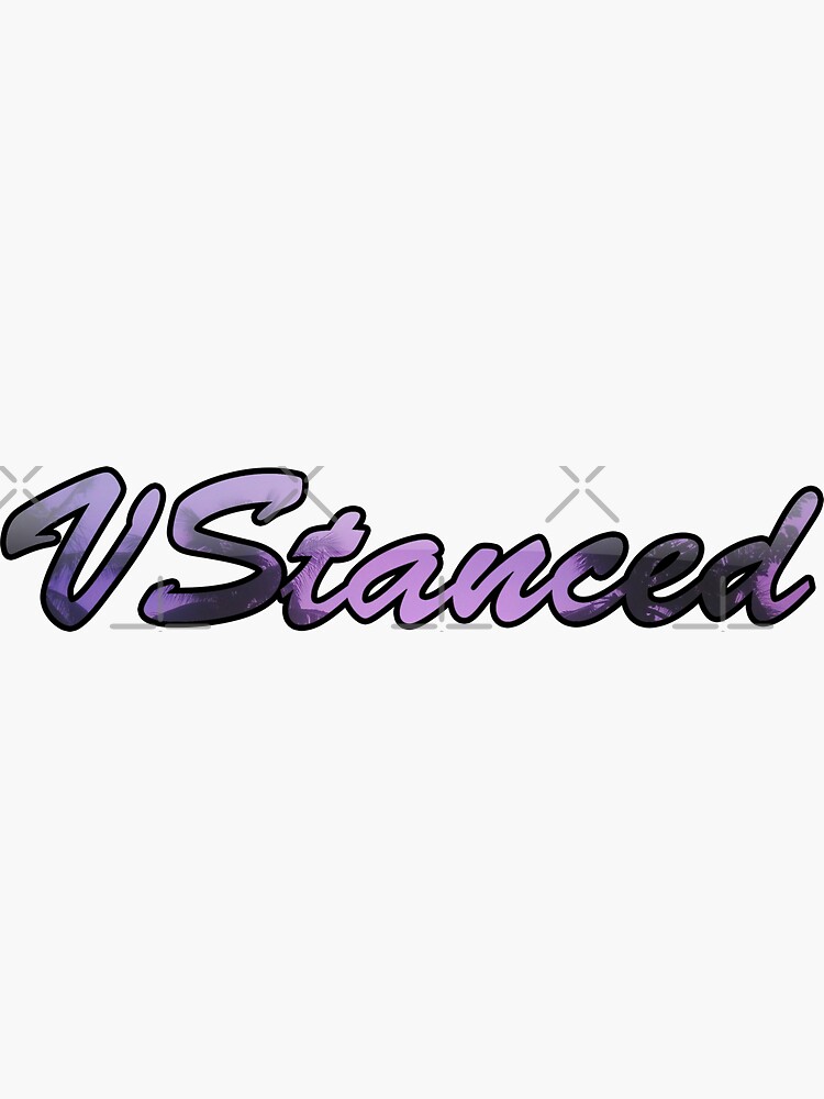 VStanced Beach - Sticker by BBsOriginal