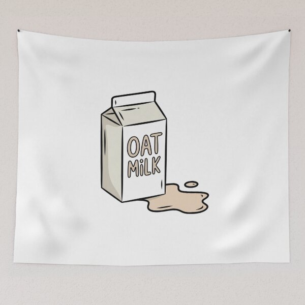 Item preview, Cute Oat Milk Doodle Hand-Drawn Spill designed and sold by chattsuede.