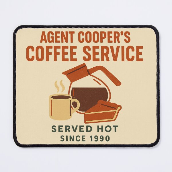 Item preview, Agent Cooper’s Coffee Service – Served Hot Since 1990 designed and sold by peaknerd.