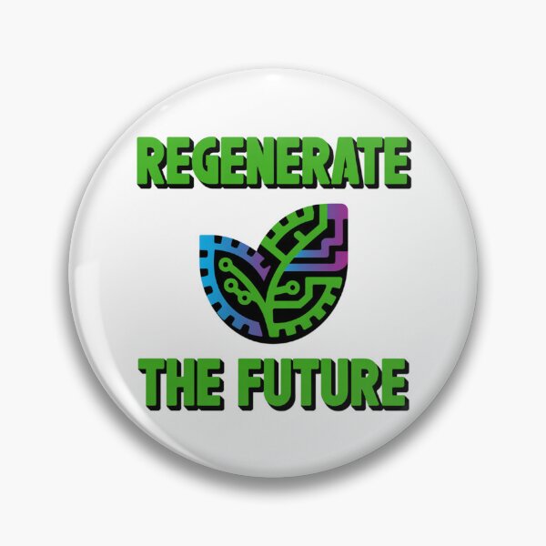 Item preview, Modern Regenerate Future Green Tech Design For Environmental Progress designed and sold by chattsuede.