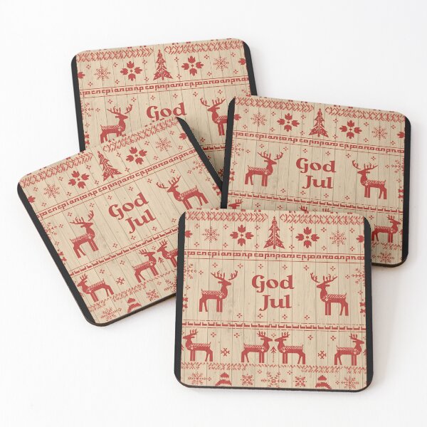 Item preview, Scandi Heritage Christmas Folk Pattern designed and sold by ChicTrendz.