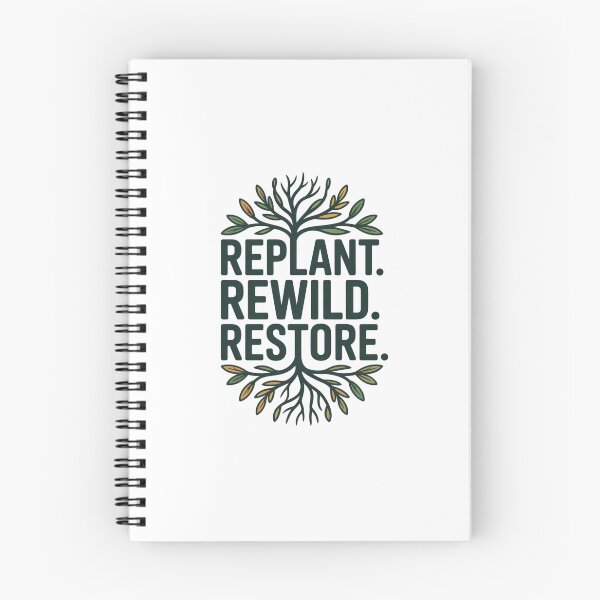 Item preview, Replant Rewild Restore Nature Conservation Stylized Tree Roots designed and sold by chattsuede.