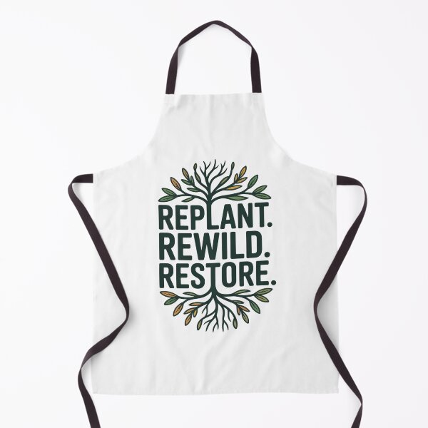 Item preview, Replant Rewild Restore Nature Conservation Stylized Tree Roots designed and sold by chattsuede.