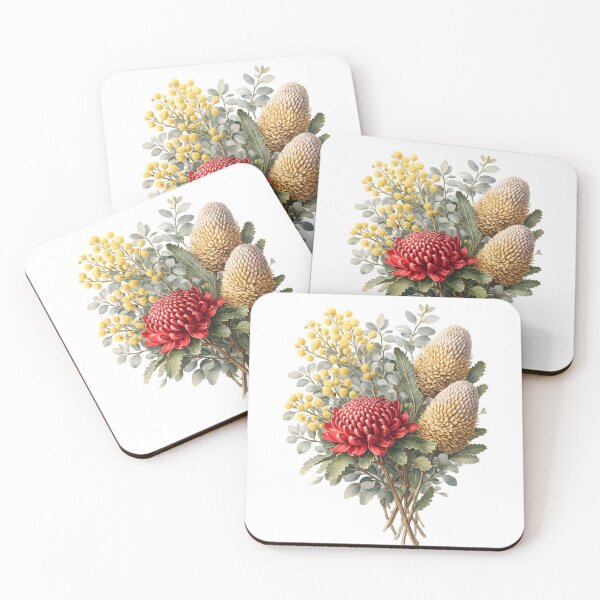 Item preview, Vintage Australian Native Wildflowers designed and sold by Bal Drops.