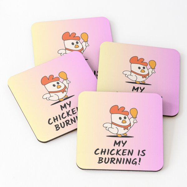 Item preview, My Chicken is Burning! designed and sold by MorningDragon.