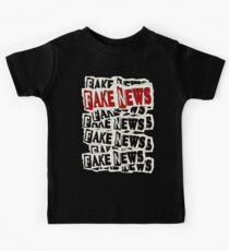 FAKE NEWS FAKE NEWS FAKE NEWS Kids Tee