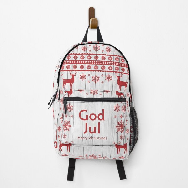 Item preview, Red White Nordic Winter Folk Motifs designed and sold by ChicTrendz.