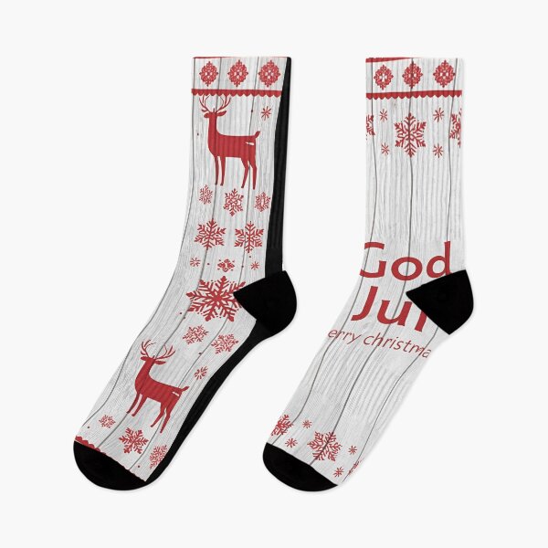 Item preview, Red White Nordic Winter Folk Motifs designed and sold by ChicTrendz.