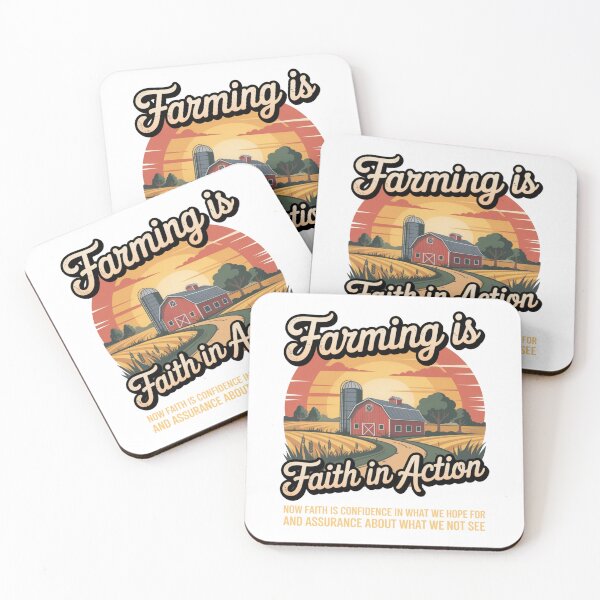 Item preview, Vintage Farming Is Faith In Action Rustic Farm Landscape Proud Farmer designed and sold by chattsuede.