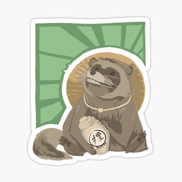 Tanuki Sticker