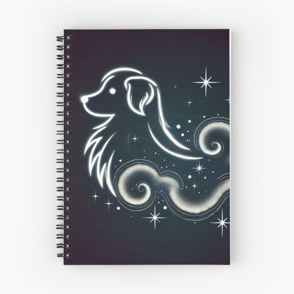 Item preview, Cosmic Space Dog Celestial Line Art designed and sold by BigBlueArt.