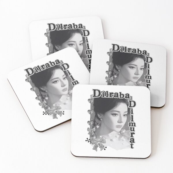 Item preview, Dilraba Dilmurat – Di Li Re Ba (迪丽热巴)Chinese Actress Cdrama China Entertainment Black and White Collage Digital Art Portrait designed and sold by AJUNICE STUDIO.
