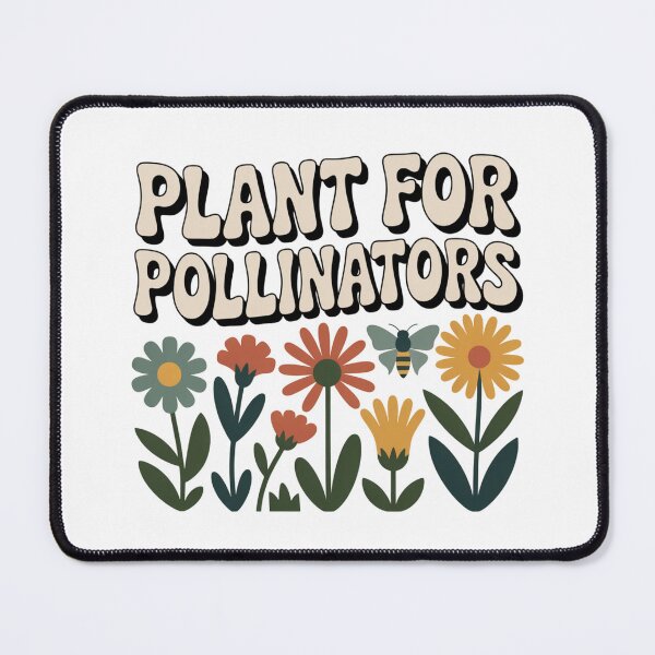 Item preview, Retro Plant For Pollinators Groovy Nature Lover designed and sold by chattsuede.