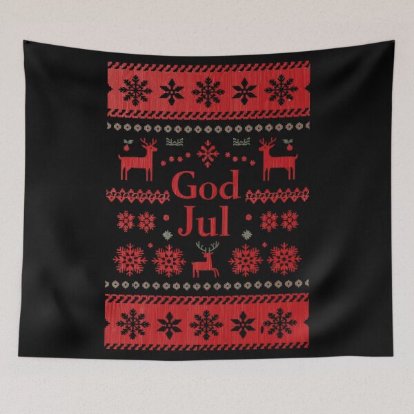 Item preview, Scandinavian Rustic Christmas Folk Art designed and sold by ChicTrendz.