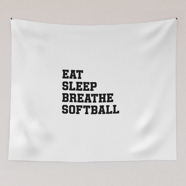 Item preview, Eat Sleep Breathe Softball designed and sold by TiffanyTTees.