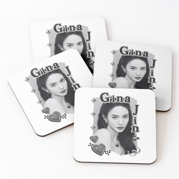 Item preview, Gina Jin – Jin Chen (金晨) Chinese Actress Cdrama China Entertainment Black and White Collage Digital Art Portrait designed and sold by AJUNICE STUDIO.