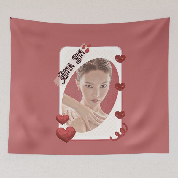 Item preview, Gina Jin – Jin Chen (金晨) Chinese Actress Cdrama China Entertainment  Chinese Actor Cdrama Chinese Entertainment Card Red Aesthetic Collage Design designed and sold by AJUNICE STUDIO.