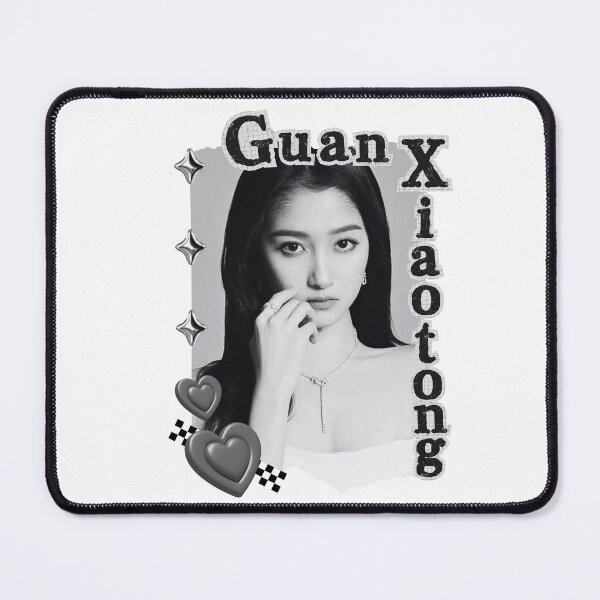Item preview, Guan Xiaotong (关晓彤) Chinese Actress Cdrama China Entertainment Black and White Collage Digital Art Portrait designed and sold by AJUNICE STUDIO.