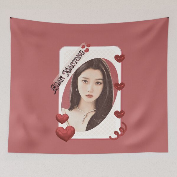 Item preview, Guan Xiaotong (关晓彤) Chinese Actress Cdrama China Entertainment  Chinese Actor Cdrama Chinese Entertainment Card Red Aesthetic Collage Design designed and sold by AJUNICE STUDIO.