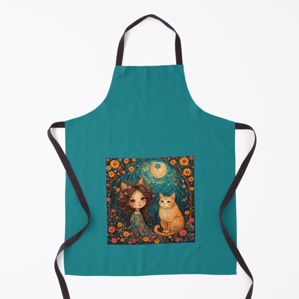 Item preview, Beautiful girl with a cat. designed and sold by Natalia-Vlad.