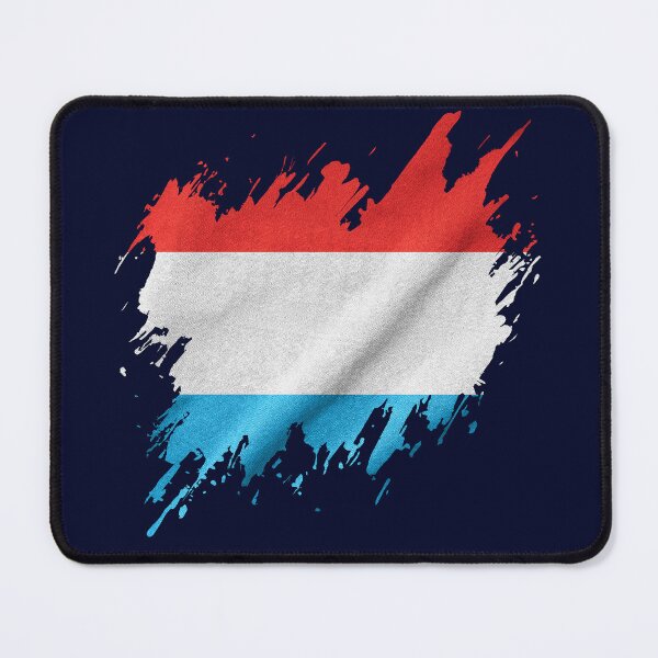 Item preview, Luxembourg flag in a ripped style, I love Luxembourg designed and sold by Dressyourflag.
