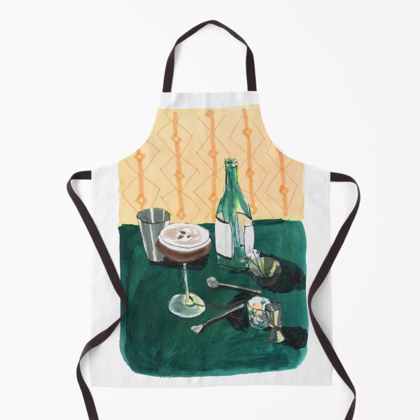 Item preview, Espresso Martini Mixed Media Art Abstract Still Life designed and sold by Suburbansketcher.
