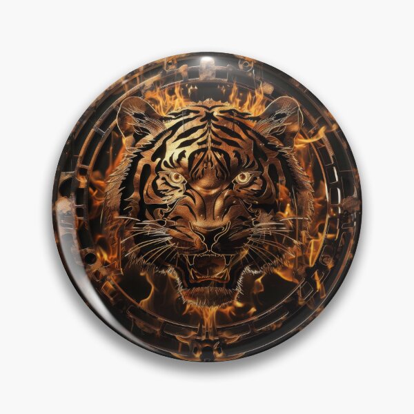 Item preview, Fierce Fire Tiger in Mech Frame designed and sold by Daagath.