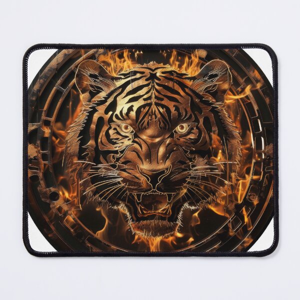 Item preview, Fierce Fire Tiger in Mech Frame designed and sold by Daagath.