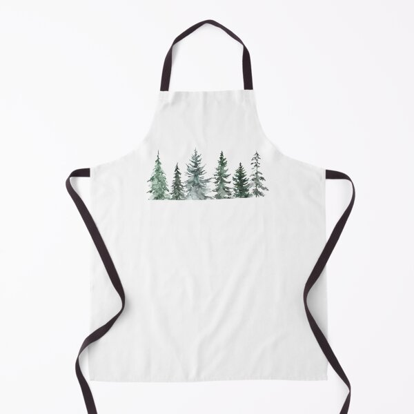 Item preview, Watercolor pine Trees – Winter Forest Art designed and sold by lea-lani.