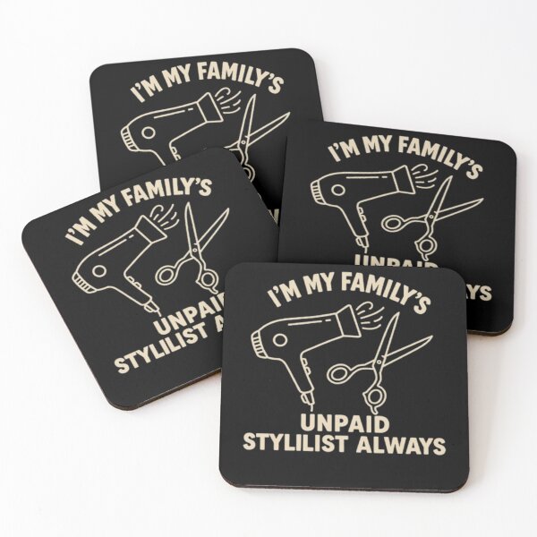 Item preview, i'm my family's unpaid stylilist always t-shirt,I’m My Family’s Unpaid Stylist Always T-Shirt – Funny Fashion Lover Tee designed and sold by PrintMod.