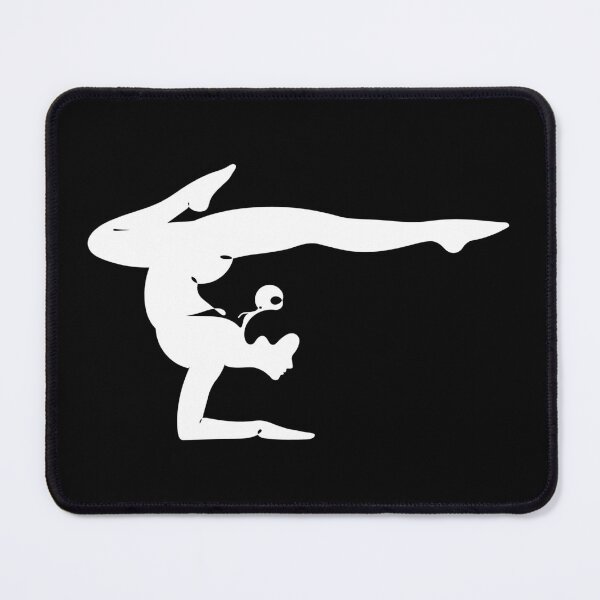 Item preview, White Aesthetic Scorpion Pose – Vrschikasana – Shadow Art designed and sold by altandesign.