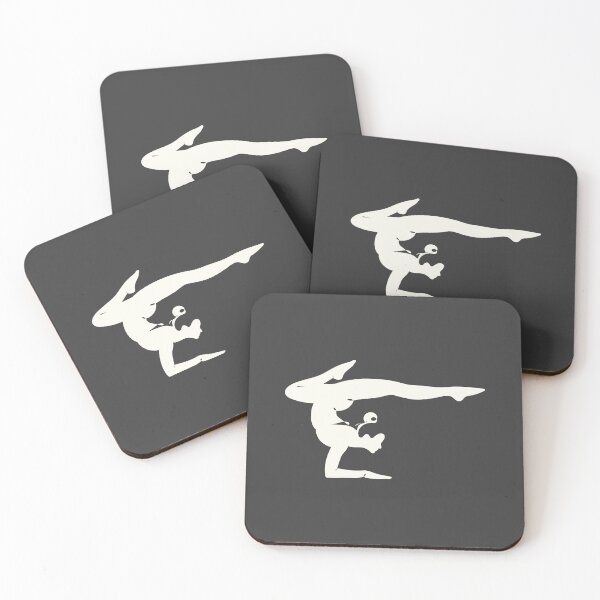 Item preview, White Aesthetic Scorpion Pose – Vrschikasana – Shadow Art designed and sold by altandesign.