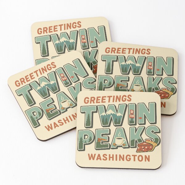 Item preview, Greetings From Twin Peaks – Vintage Postcard designed and sold by peaknerd.