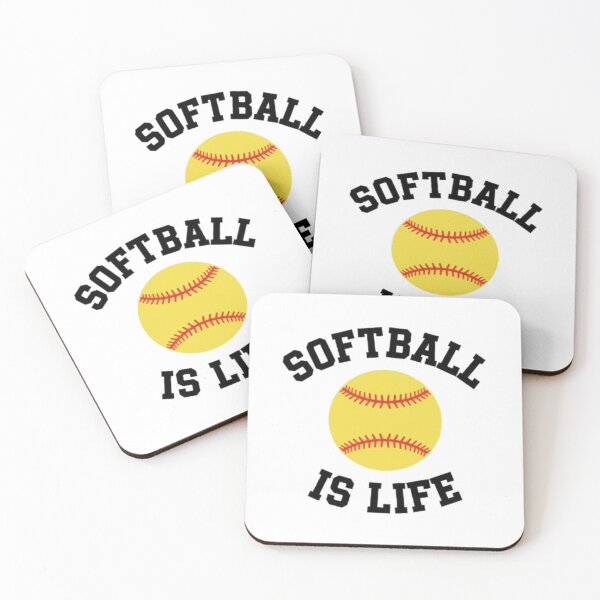 Item preview, Softball Is Life WB designed and sold by TiffanyTTees.