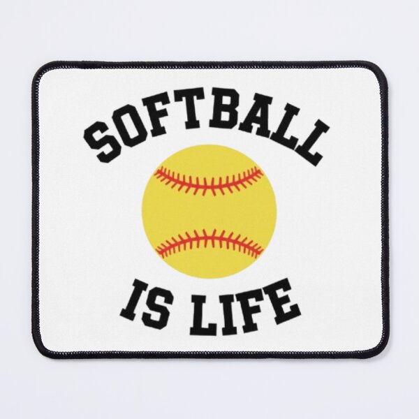 Item preview, Softball Is Life WB designed and sold by TiffanyTTees.