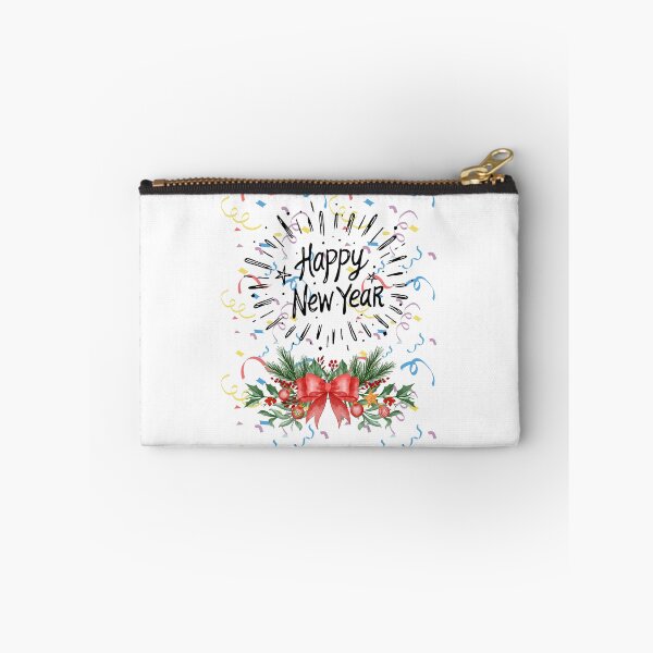 Item preview, Christmas & New Year Celebration Frame | Confetti & Festive Floral Bow designed and sold by Mona-kewana.
