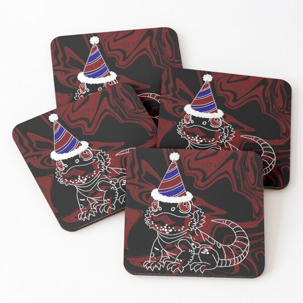 Item preview, Bearded Dragon wearing a party hat designed and sold by Addie0586111.
