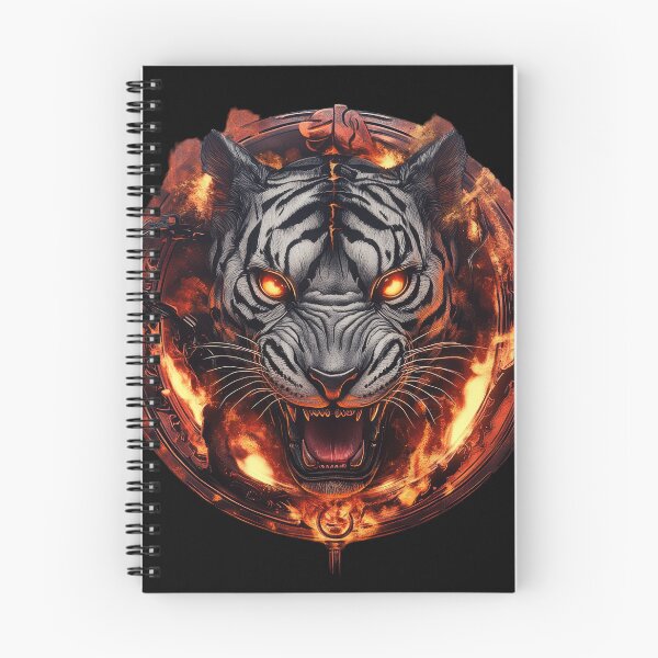 Item preview, Chains of Fire White Tiger designed and sold by Daagath.