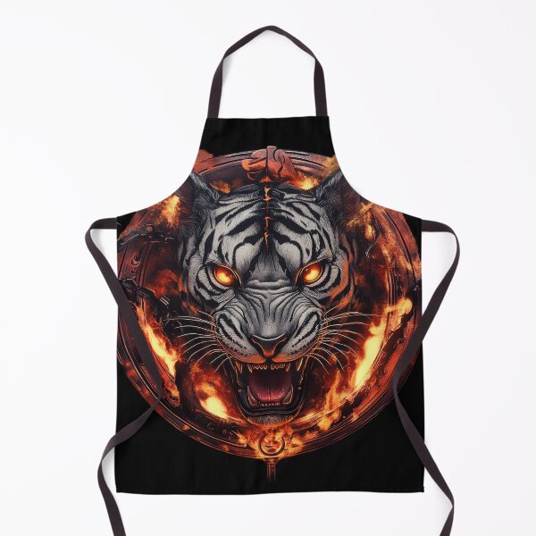 Item preview, Chains of Fire White Tiger designed and sold by Daagath.