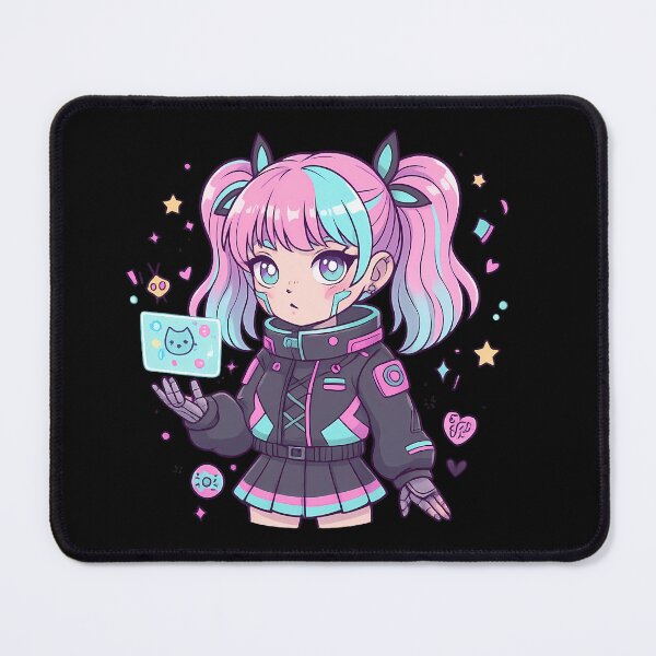 Item preview, Kawaii Anime Girl designed and sold by FlowPrintStudio.