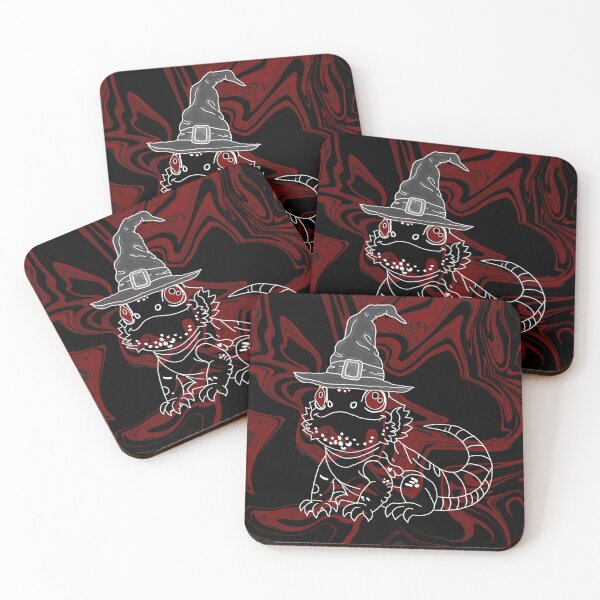 Item preview, Bearded dragon wearing witchy hat designed and sold by Addie0586111.